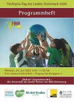 Das ist das Titelbild des Programmheftes zum FairStyria-Tag 2026.