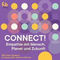 Das ist das Titelbild der BNE-Online-Akademie 2026 zum Thema Empathie und Mensch.