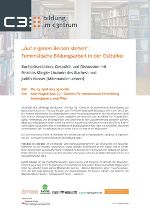 Die Einladung zum Download © Bildung im C3ntrum
