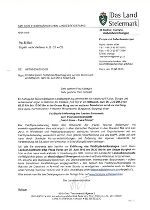 Einladungsschreiben des Landesamtsdirektors