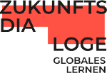 Logo der Zukunftsdialoge Globales Lernen in Wien und Graz.